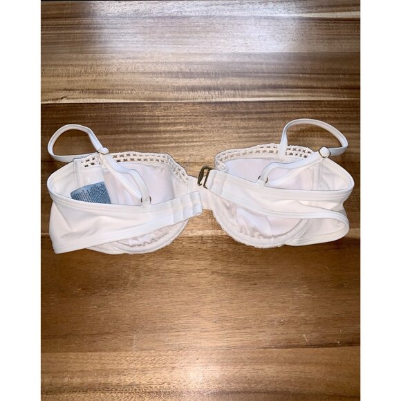 Shade & Shore Womens Crochet Lace Underwire Bra Adjustable Straps Size 36B - Picture 14 of 16